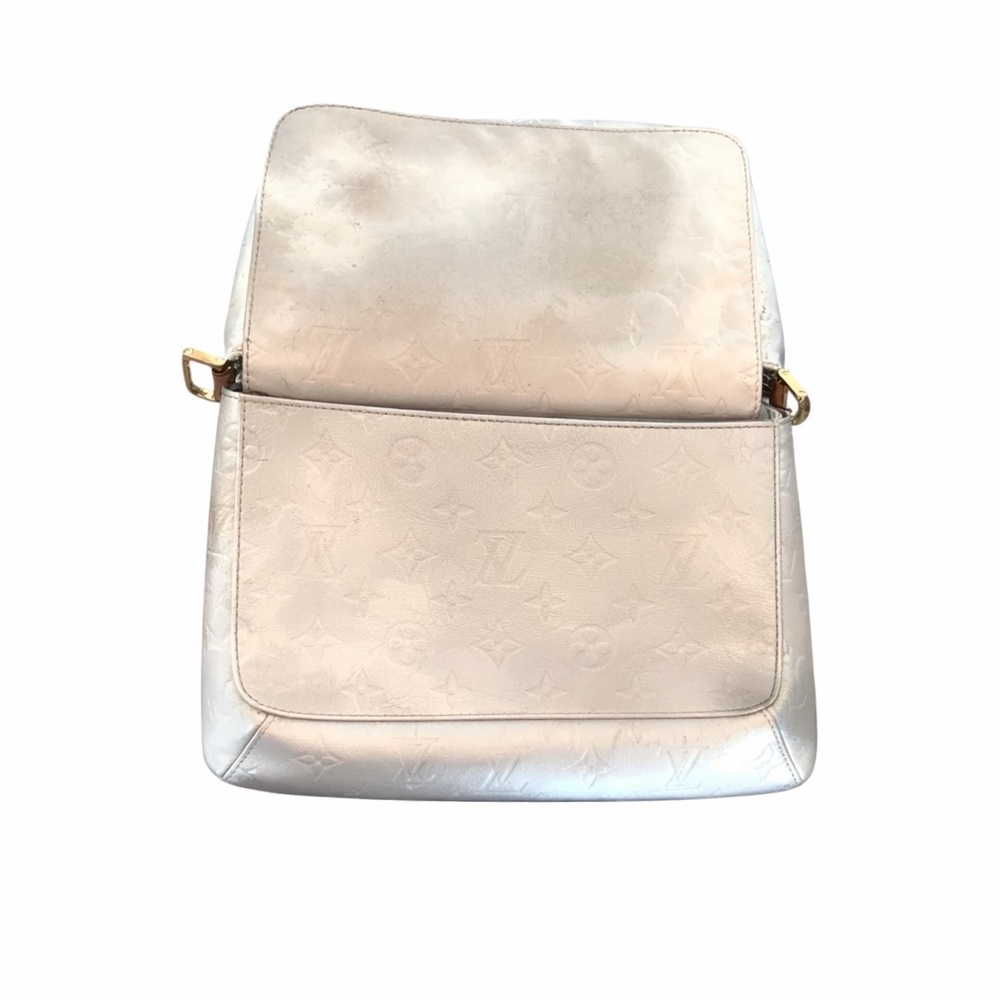 Louis Vuitton Silver LV Logo Vernis Leather Thompson Street Bag READ DESCRIPTION - Picture 5 of 11